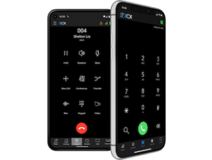Téléphone IOs et Android embarquant lapplication mobile 3CX